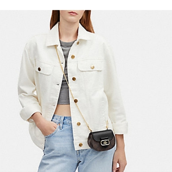 NWT Coach Morgan Card Case On A Chain - Picture 9 of 13